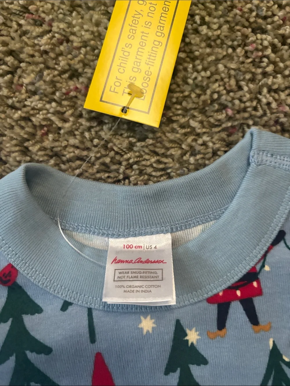 Hanna Andersson Kids Holiday HannaJams Holiday Harvest Pajama Set - Sz 4T NWT